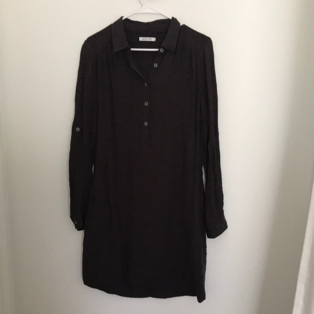 Button up shirt dress